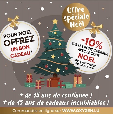 Offre spéciale Noël : -10% jusqu’au 3 janvier 2025 avec le code promo "NOEL" (hors forfaits).